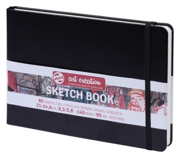 BLOK ART CREATION SKETCHBOOK BLACK 21x15cm 140g