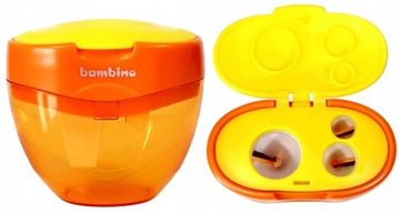 ТРОЙНАЯ ТОЧИЛКА С КОНТЕЙНЕРОМ ДЛЯ СМЕСИ BAMBINO