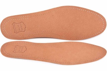 SKÓRZANE wkładki do butów PRZECIWPOTNE SKÓRA r.43