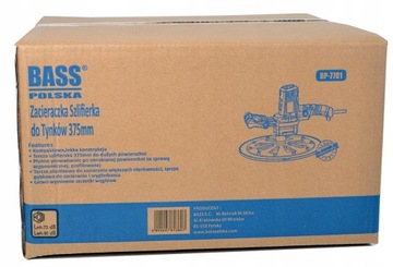 ТРОЛЛЕРНАЯ ШЛИФОВАЛЬНАЯ МАШИНА ДЛЯ ЗАПОЛНЕНИЯ ШТУКАТУРКИ СТЕН BASS ПОЛЬША НАБОР