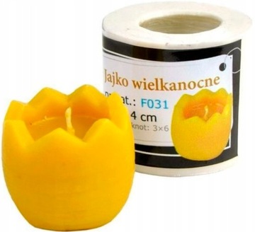 FORMA SILIKONOWA do świec JAJKO WIELKANOCNE F031