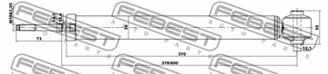 FEBEST 22651992R TLUMIČ