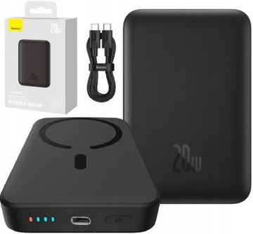 Магнитный блок питания Baseus Magnetic Mini 10000 мАч USB-C 20 Вт MagSafe