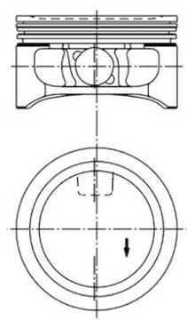 KOLBENSCHMIDT 94912600 PÍST
