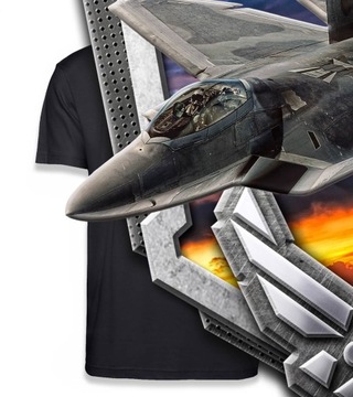 Koszulka Lockheed Martin F-22 Raptor T-shirt L