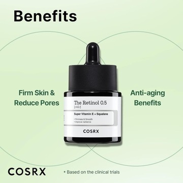 COSRX Retinol 0.5 Oil, Anti-aging Serum with 0.5% Retinoid Treatment