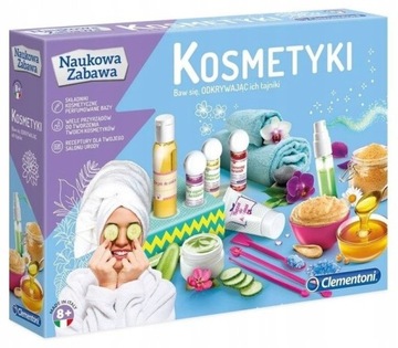 CLEMENTONI NAUKOWA ZABAWA KOSMETYKI FABRYKA KOSMETYKÓW 8+