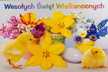 Kartka wielkanocna 13 x 18 cm