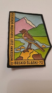 NASZYWKA PTTK - IV WIOSENNY ZLOT TURYSTÓW GÓRSKICH BESKID ŚLĄSKI 1972