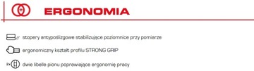 HEAVY DUTY PRO900 УРОВЕНЬ 180см КРАСНЫЙ