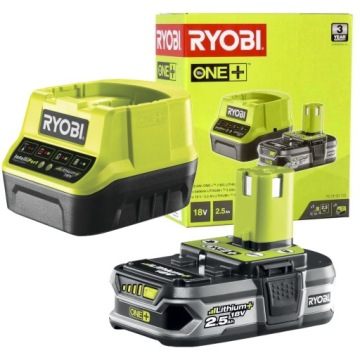 RYOBI АККУМУЛЯТОР 18В 2,5Ач + ЗАРЯДНОЕ УСТРОЙСТВО RC18120-125