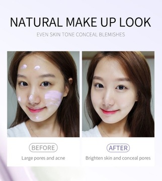 02#Purple makeup primer isolation cream concealer