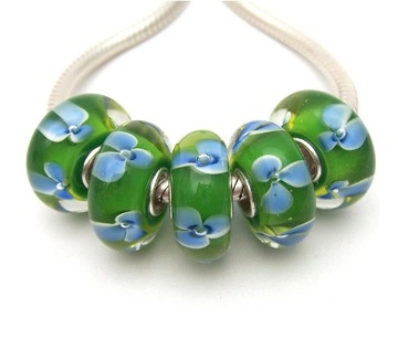 CHARMS ZAWIESZKA KORALIK SZKŁO MURANO BEADS
