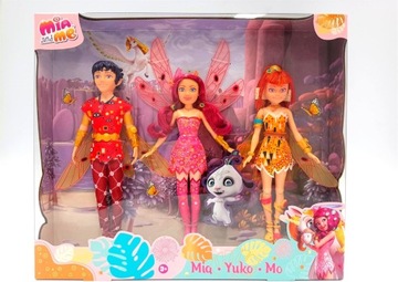 Mia i Ja Zestaw 3 lalki Mia, Yuko i Mo zabawki z bajki oryginalne