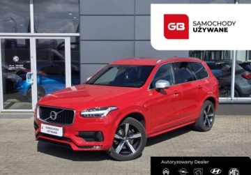 Volvo XC90 II SUV 2.0 D5 235KM 2017 Volvo XC 90 2.0 ON 235KM AWD R-Design FV23 Salon PL Serwis ASO Gwarancja