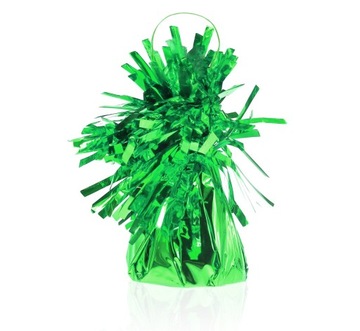 Ciężarek do balonów foliowy zielony, 145 g / 1 szt.