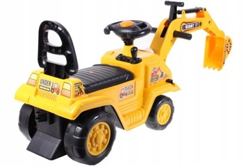 ТОЛКАЮЩИЙ ЭКСКАВАТОР С ПОДВИЖНЫМ ПРИВОДНЫМ КОВШОМ