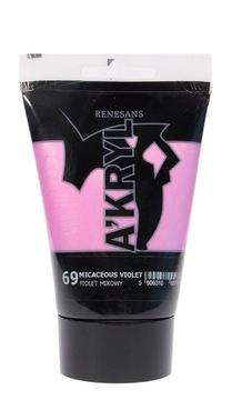 Farba akrylowa Renesans 69 Micaceous Violet 100 ml