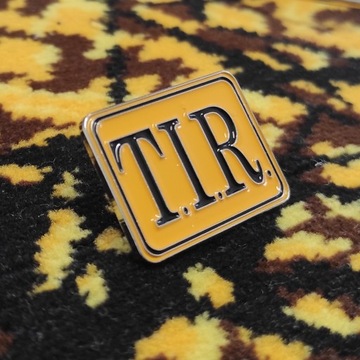 ТАБЛИЧКА TIR, ЖЕЛТЫЙ, ЧЕРНЫЙ.