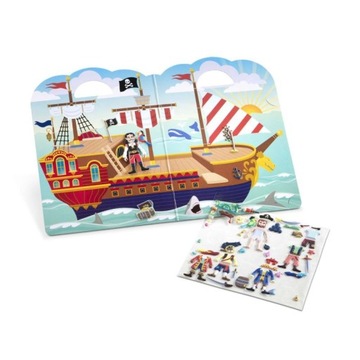 МНОГОРАЗОВЫЕ ПИРАТЫ ВЫПУКЛЫЕ НАКЛЕЙКИ MELISSA N DOUG