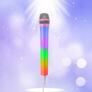 Микрофон КАРАОКЕ со светодиодным эффектом RGB для детей