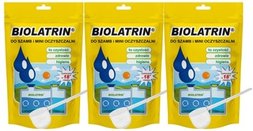 3x BIOLATRIN BAKTERIE DO SZAMBA I OCZYSZCZALNI