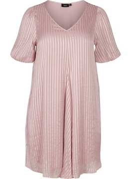 ZIZZI SZYKOWNA RÓŻOWA SUKIENKA PASKI 624A 46