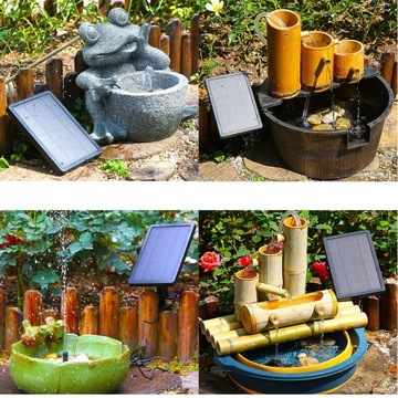 насос для фонтана, солнечный насос для садового пруда, фонтан для пруда, 5Вт