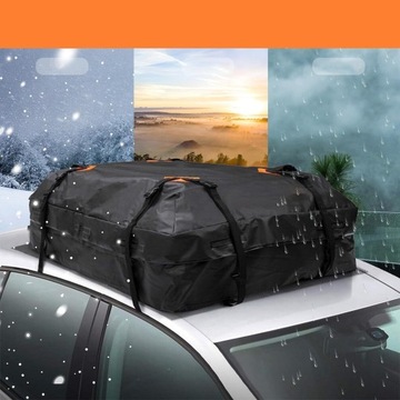 ВОДОНЕПРОНИЦАЕМАЯ СУМКА НА КРЫШУ ДЛЯ ПУТЕШЕСТВИЙ И ТРАНСПОРТИРОВКИ БАГАЖА, ОБЪЕМОМ 425 Л.