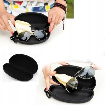 ЧЕРНЫЙ ЧЕХОЛ ДЛЯ ОЧКОВ НА МОЛНИИ