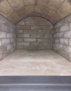 Садовая печь для пиццы и хлеба для террасы с дровяными каминными дверцами