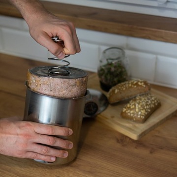 Szynkowar nierdzewny BROWIN na 3kg wsadu