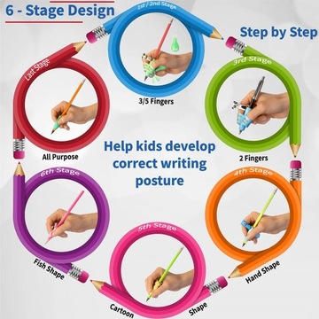 Trzymanie przyrządów do nauki pisania piórem