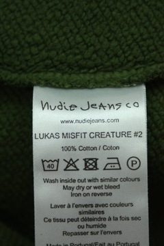 Bluza bawełniana z nadrukiem NJ CO. military XL
