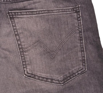 TOM TAILOR spodnie GREY jeans SLIM AEDAN _ W36 L32