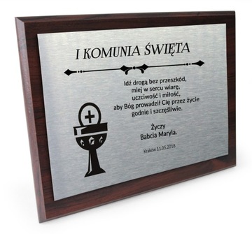 I PIERWSZA KOMUNIA ŚWIĘTA MAŁY OBRAZEK PAMIĄTKA