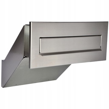 SKRZYNKA NA LISTY DO WMUROWANIA PRZELOTOWA 100% Stal Nierdzewna INOX C4