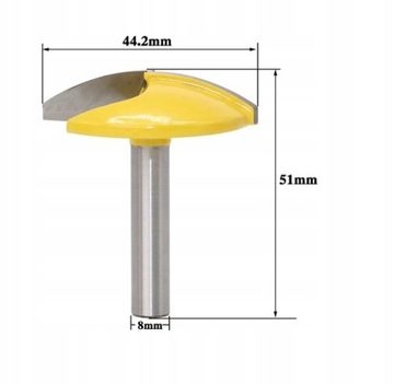 1/2-дюймовый деревообрабатывающий фрезерный станок с небольшой чашей