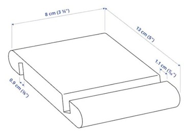 ДЕРЖАТЕЛЬ ПОДСТАВКА ДЛЯ ТЕЛЕФОНА ПЛАНШЕТА IKEA BERGENES