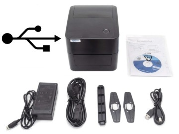 Термопринтер курьерских этикеток USB + ЭТИКЕТКИ рулон 100х150