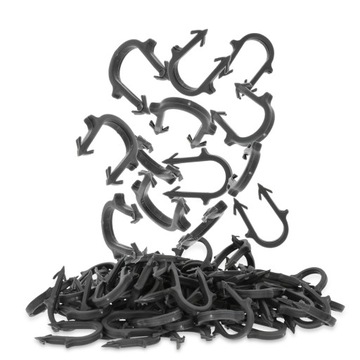 100x НАПОЛЬНЫЕ ЗАЖИМЫ 45 мм PEX Крепления для подогрева пола