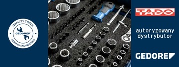 Proste szczypce do wewnętrznych pierścieni osadniczych 12-25 mm Gedore 8000