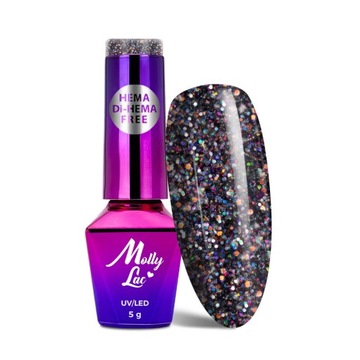 Molly Lac Lakier hybrydowy BROKAT EFEKT 637 5g