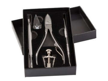 КОРРЕКЦИОННЫЙ МАНИКЮРНЫЙ НАБОР ДЛЯ ВРАСТНЫХ НОГТЕЙ НА РУКАХ И ПАЛЬЦАХ 6В1, КЛИПСЫ 6В1