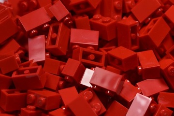 Lego czerwony klocek 1x2 3004 20szt