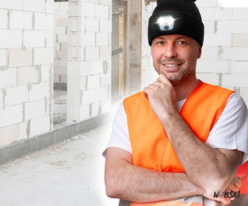 ШАПКА ЖЕНСКАЯ НА УШИ ЗИМНЯЯ ТЕПЛАЯ СВЕТОДИОДНАЯ ЛАМПА