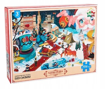 PUZZLE ŚWIĄTECZNE DLA DZIECI ŚWIĘTA PREZENT