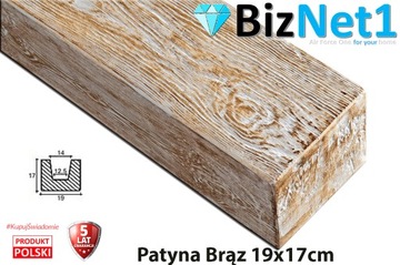 Belka Belki rustykalne dekoracyjna Modern 19x17 1M