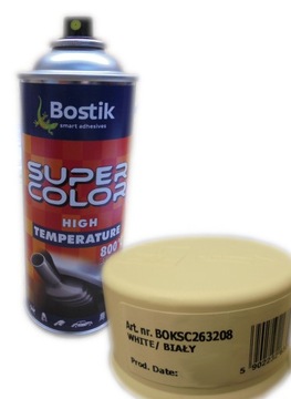Farba w sprayu WYSOKOTEMPERATUROWA BIAŁY 400ml
