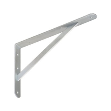 Wspornik pod półkę Domax 20 x 300 x 200 mm srebrny